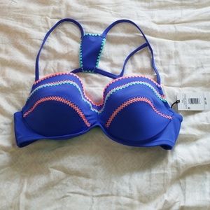 NWT Royal Blue Shade and Shore Bikini Top